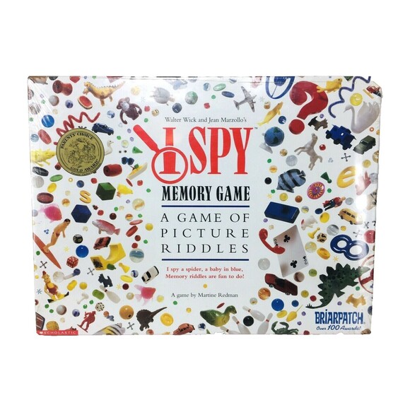 I Spy Memory Game Briarpatch Scholastic A Game of Picture Riddles - Picture 1 of 5